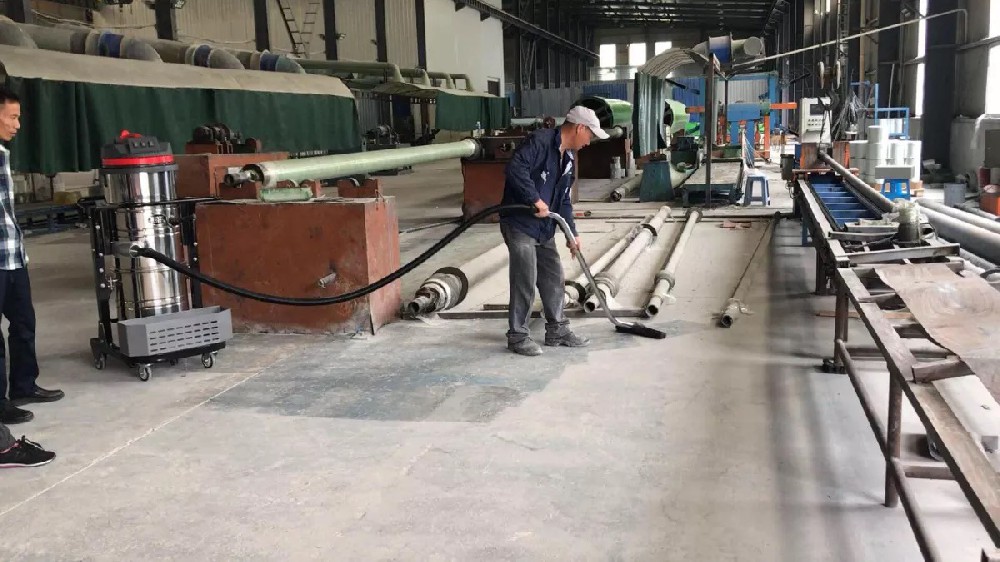 伊博特工业吸尘器工厂车间地面粉尘清理