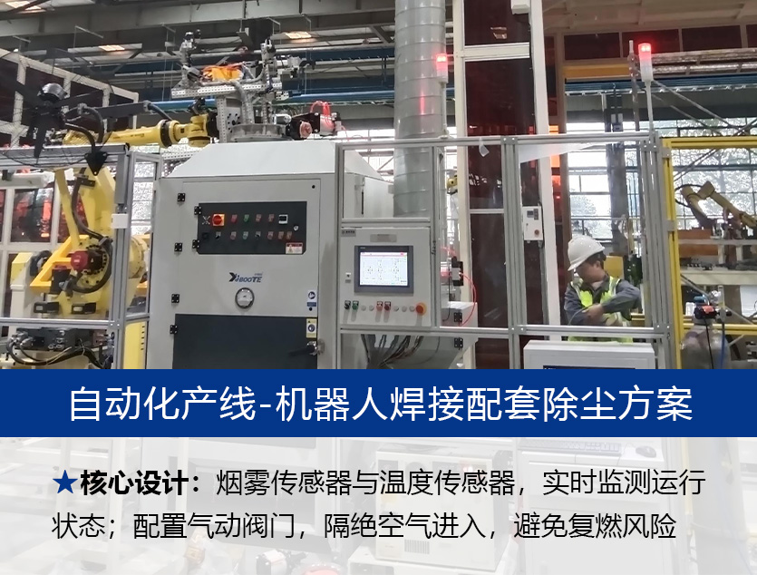 智能装备公司引入高效机器人焊接除尘器，打造安全清洁自动化产线